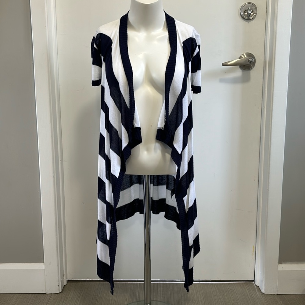Say What’s? long nautical cardigan